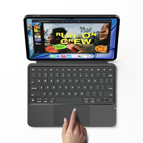 pekarejue O\ȃL[{[hP[X iPad 11th 2025 (A16) & iPad 10 2022 (10.9C`) Ή }Olbg&X&EhیJo[ gbNpbht RGBobNCg