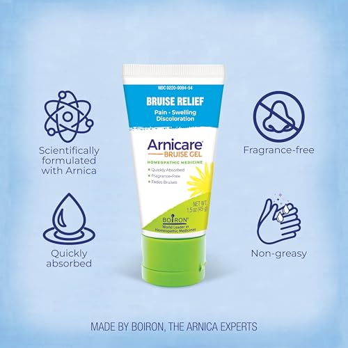 Boiron Arnicare Bruise Gel for Relief of Pain, Inflammation or Swelling, Soreness, and Discoloration - Non-greasy and Fragrance-Free - 1.5 oz - image 3