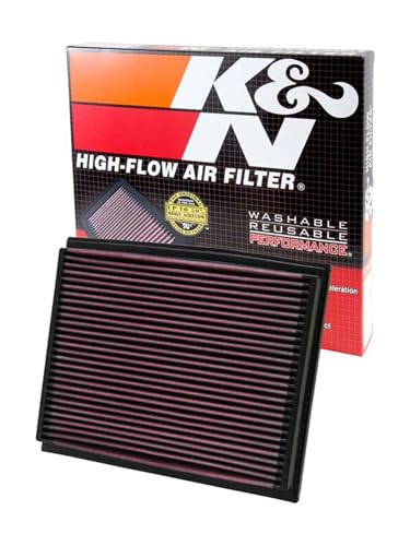 K&N Engine Air Filter: Increase Power & Acceleration, Washable, Replacement Car Air Filter: Compatible with 2000-2013 Audi/Seat (A4 Cabriolet, S4, RS4, A4 Quattro Cariolet, Quattro, Exeo), 33-2209