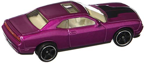 Matchbox Dodge Challenger SRT8 Escala 1:64 2017 Purple miniatura 2