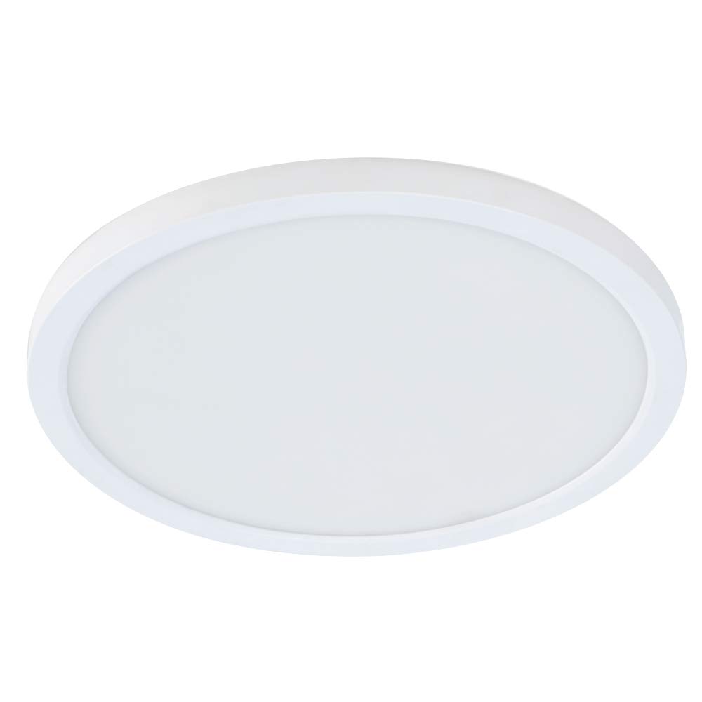 Feit Electric74202/CA Round, Edge-Lit, Color Selectable 3 in 1 (Soft Bright White/Daylight) for Home, Office, Commercial LED Recessed Ceiling Flat Panel Light, 4 inch Diameter, 3000K/4000K/5000K