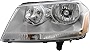 Evan-Fischer Headlight Assembly Compatible with 2008-2014 Dodge Avenger Halogen SE/SXT Models Driver Side