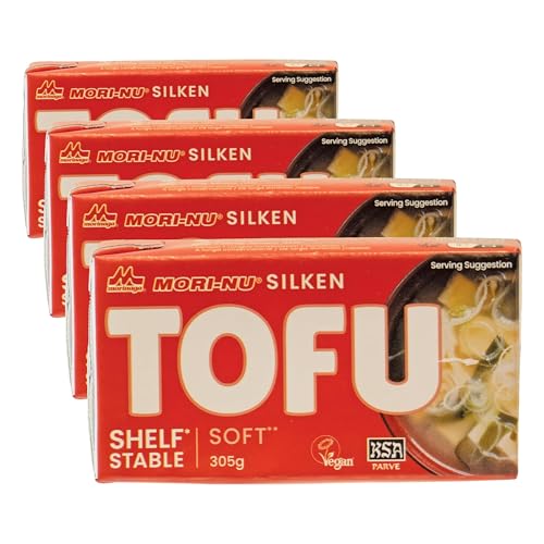 MORI-NU Tofu suave elaborado a partir de soja - 1 x 305 g (Paquete de 4)