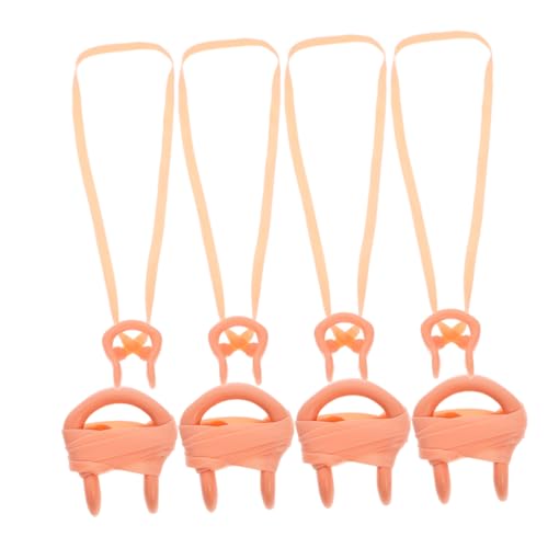 Abaodam Nose Clip for Swimming 8 Pack Soft Emulsion Swim Nose Clips with Strap Waterproof Ideal for Boys and Girls Training Competition
