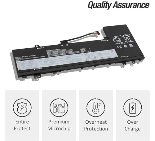 Image of L23B3PK1 L23M3PK1 Laptop Battery for Lenovo IdeaPad Slim 5-14Q8X9 5-14IMH9 5-14AHP9 5-14IRU9 5-15IRU9 5-15IRH9 5-16IMH9 5-16AHP9 Series Laptop Battery L23D3PK1 L23X3PK1 57Wh