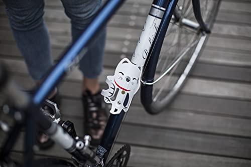 Portland Design Works | Lucky Cat Cage | Bicycle Water Bottle Cage, White #TOP3