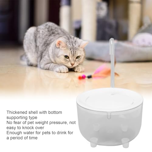 Fuente automática para gatos con bomba USB y base antideslizante miniatura 4