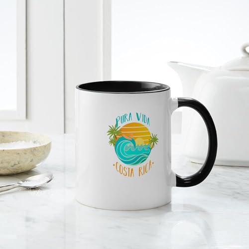 Taza de cerámica 11 oz modelo Pura Vida Costa Rica miniatura 6