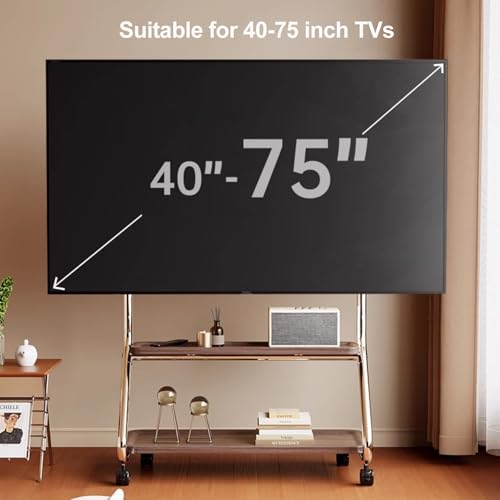 Soporte móvil para TV de 40 a 75 pulgadas con ruedas miniatura 4