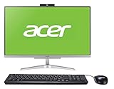 Acer Aspire C24-865 Ordinateur de Bureau Tout-en-Un 23,8 FHD (Intel Core i3-8130, 8 Go RAM, 256 Go SDD, Intel UHD Graphics 620, Windows 10 Home) Argent