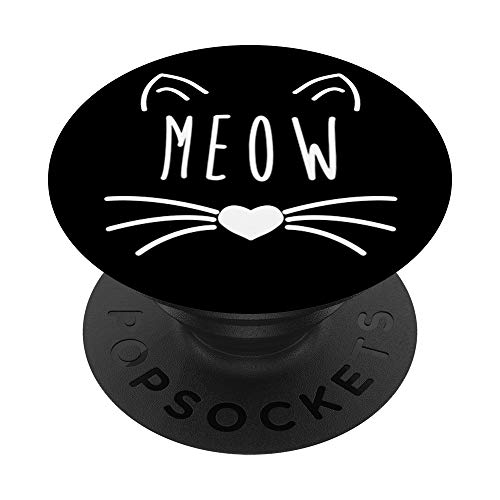 Meow Cute Cats Face PopSockets Swappable Grip