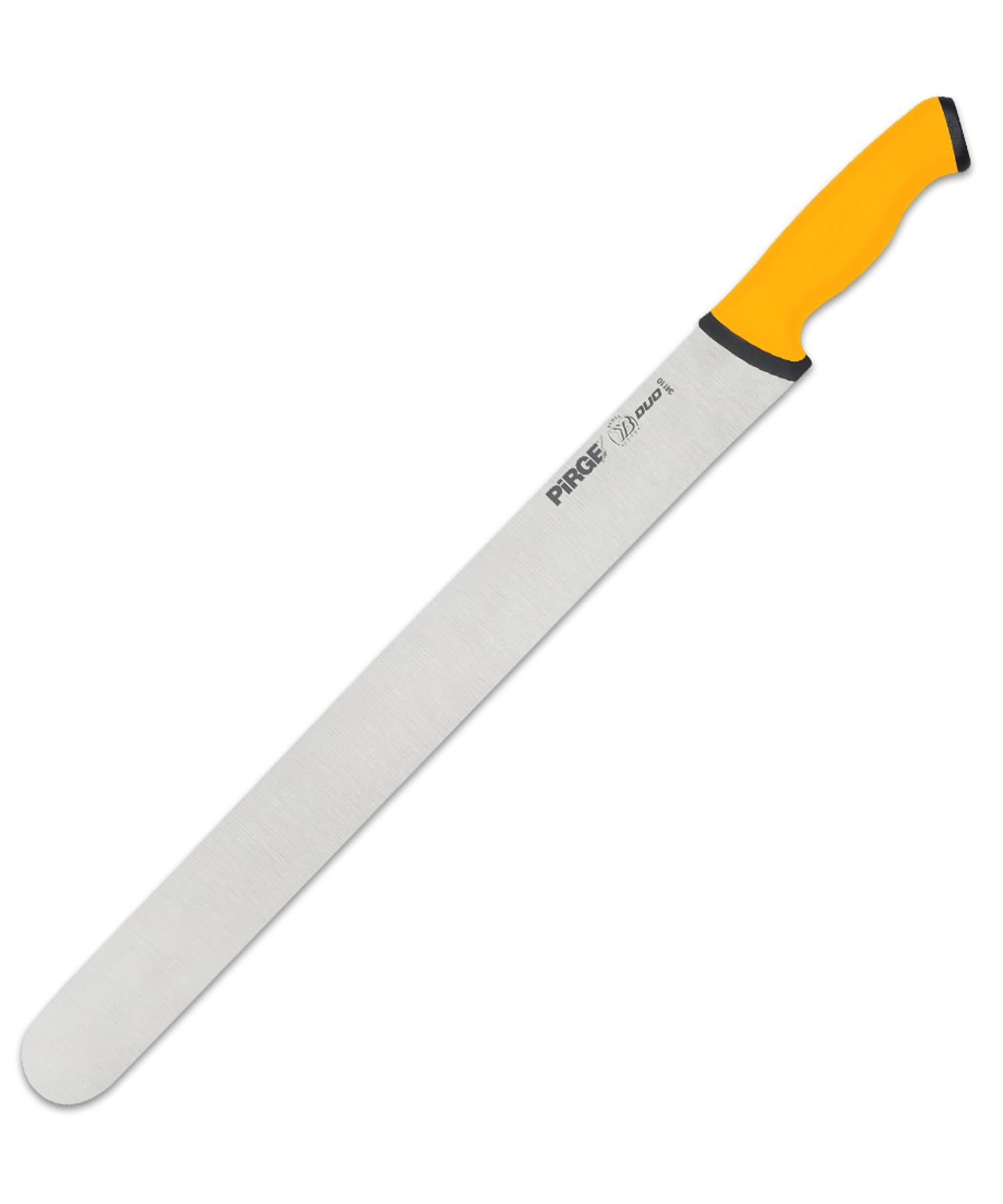 Pirge Duo Doner nóż 45 cm, żółty, nóż do krojenia, długi, ostry nóż doner, nóż do cięcia, nóż do mięsa