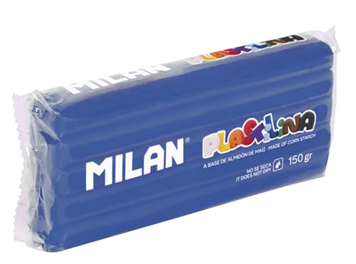 Milan Barra 150 g plastilina, Color Azul Oscuro, 150g (FACTIS, S.A. 91441550B)