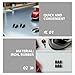 Garneck 50pcs Tire Repair Rubber Nail: Tire Rubber Screws Fast Tool - Self-Service Vacuum Tyre Plugs For Car Motorcycle Puncture Repair