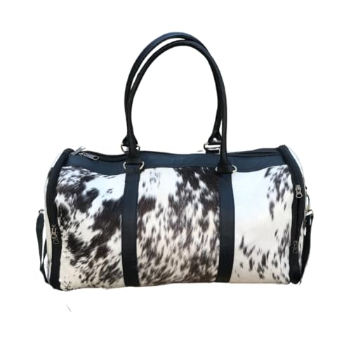 Generic Cowhide Duffel Bag for Men and Women,Weekend for Travel Enthusiasts Unique Wanderlust