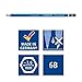 STAEDTLER Mars Lumograph Art Drawing Pencils, Graphite Pencils in Metal Case, Break-Resistant Bonded Lead, Grades 12B-10H, Set of 24