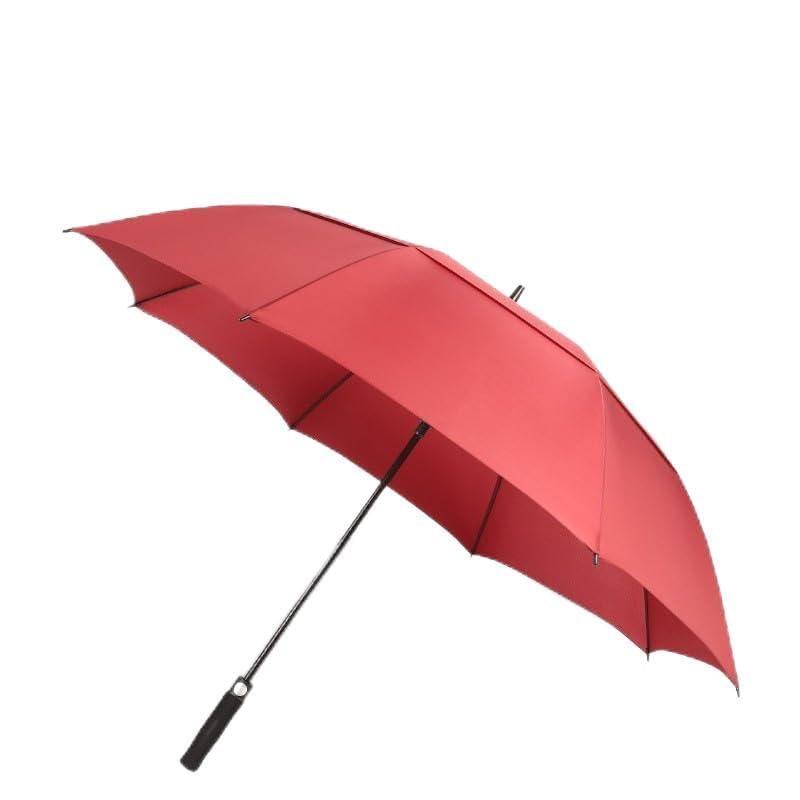 Parapluie long poignée affaires en fibre double couche supérieure