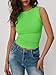 Trendy Queen Women Going Out Summer Tank Tops Spring Casual Basic Cute 2026 Sleeveless Shirt Vacation Fashion Outfit Clothes GrassGreen XL