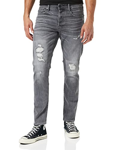 G-STAR Men's Straight Tapered, Faded Gravel Grey Restored 51003-c293-c287, 30W x 34L