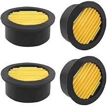 4 Pcs Air Compressor Silencer Intake Filter, Air Compressor Silencer Filter Elements, Sound Muffler Paper Replacement Elements