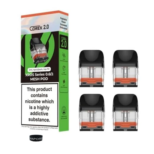 Corex 2.0 Pods for Vaporesso XROS Series Mesh Pod Replacements 2ml COREX 2.0 0.6 Ohm 21W