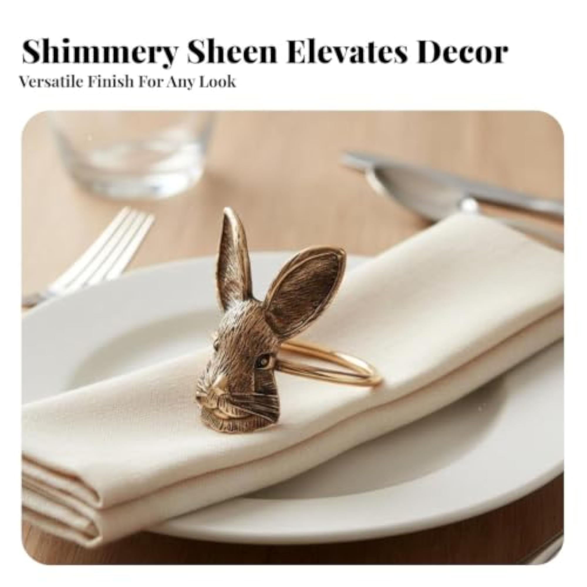 Sturdy Hare Napkin Holder for Banquets