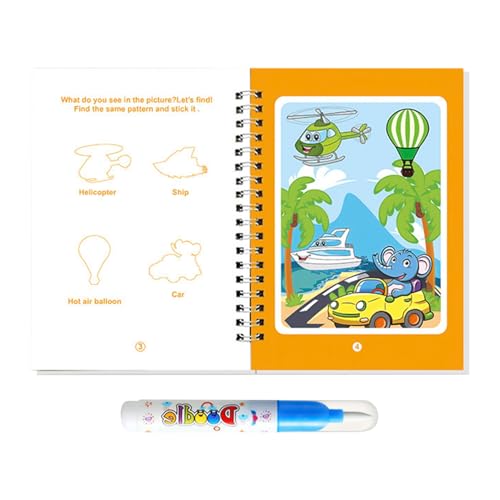 Uhngw Wasser Malbuch Maltafelbuch mit Stift