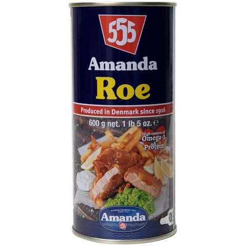 Amanda 555 Tinned Cod Roe, High in Protein Cover