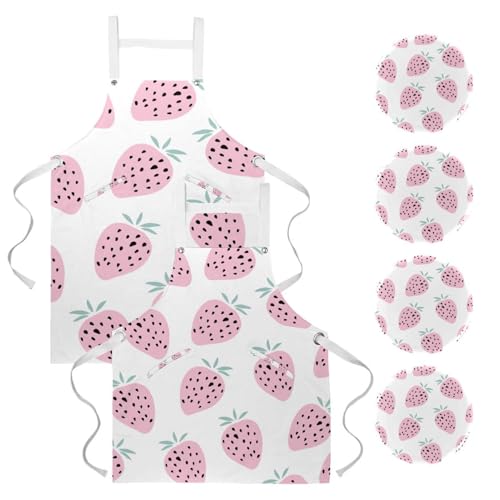 Tablier de cuisine lot de 2 avec broches pour nettoyage et restaurant