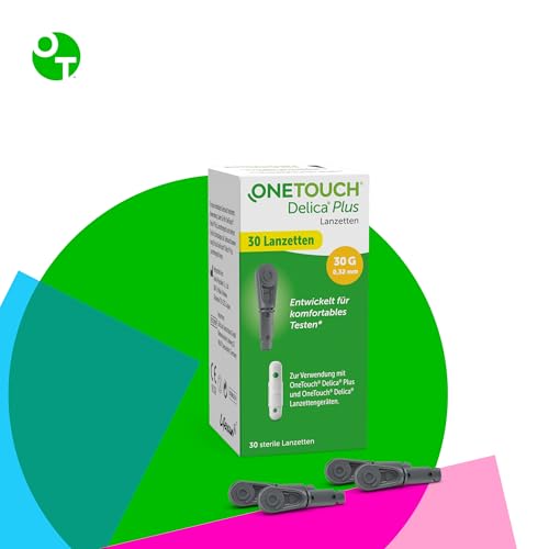 OneTouch® Delica® Plus Lanzetten für Blutzuckermessung I 30 sterile Lanzetten