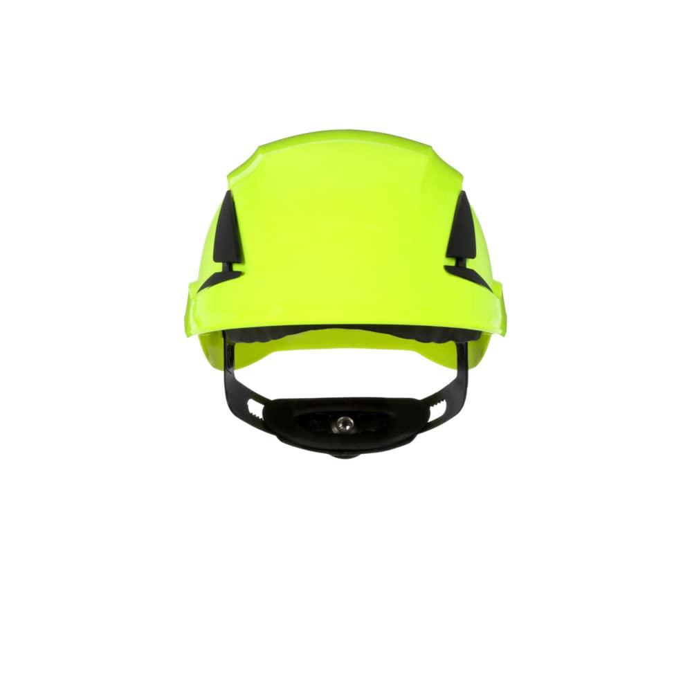 3M SecureFit Casco de protección, X5514V-CE, verde de alta visibilidad, con ventilación, CE