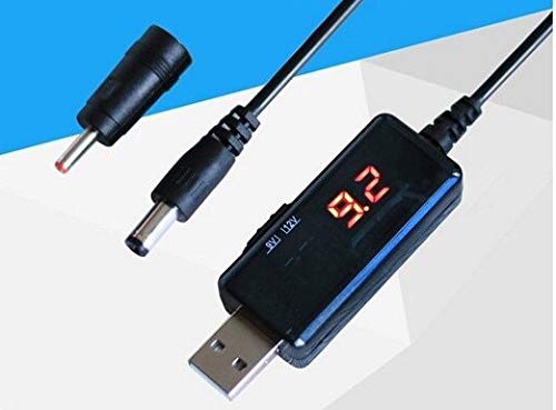 CentIoT - USB 5V to DC PIN 5.5 x 2.1mm - 9V & 12V Step up Converter - Router UPS Power Supply (5V to 9V / 12V DUAL SELECT)