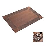 ★ DECORACIÓN DEL HOGAR: Los manteles individuales de diseño elegante de alta calidad se sienten bien serían la mejor decoración y protección para sus mesas.