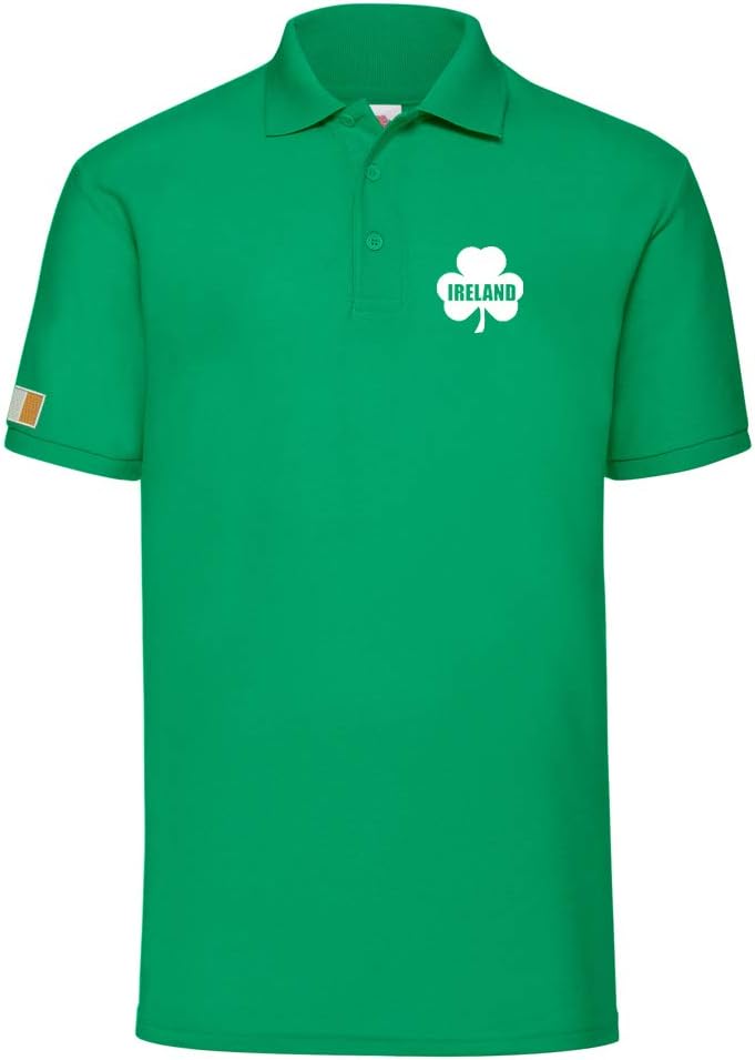 Super Lemon Ireland Rugby Polo Shirt - Vintage Green, Unisex Design for Men & Women | Perfect for Irish Rugby Fans | Sizes up to 3XL | Ideal for 6 Nations & World Cup