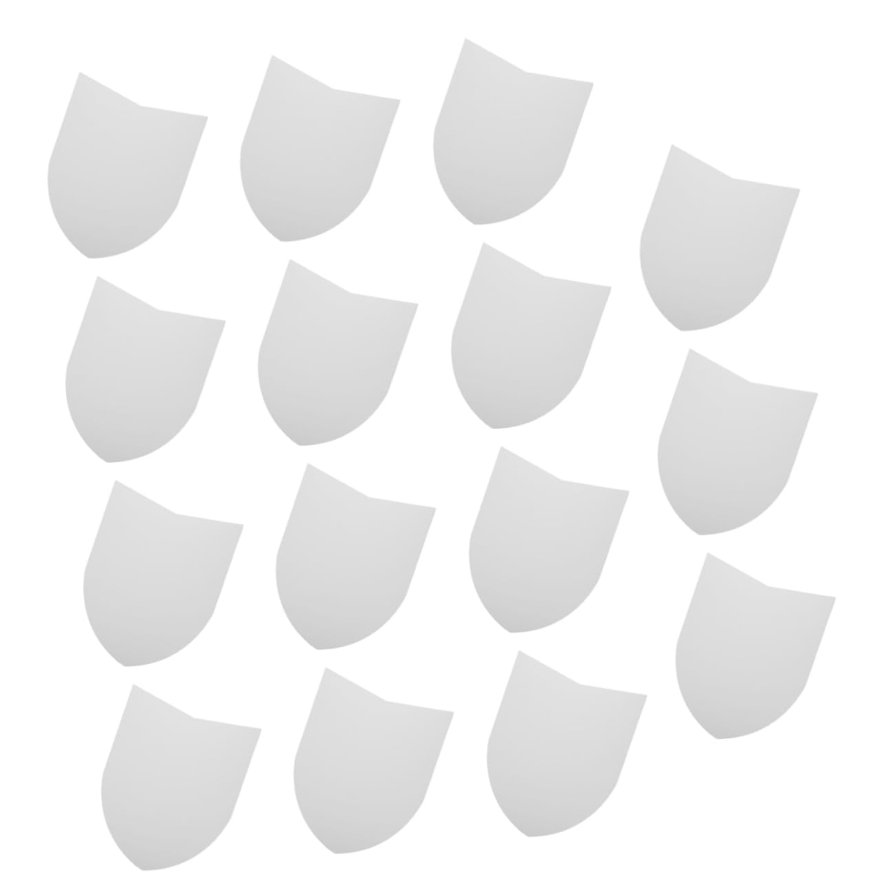 DIKACA 15pcs Unpainted Cardboard Shields for Boys and Girls Blank Shield Craft Props Handheld for DIY Party Crafts Role Play Toy Paint Activities