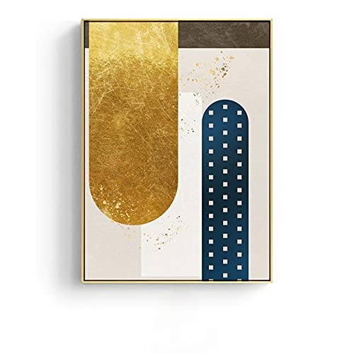 Affiche de luxe salon art mural moderne abstrait géométrique 50x70cm - 4