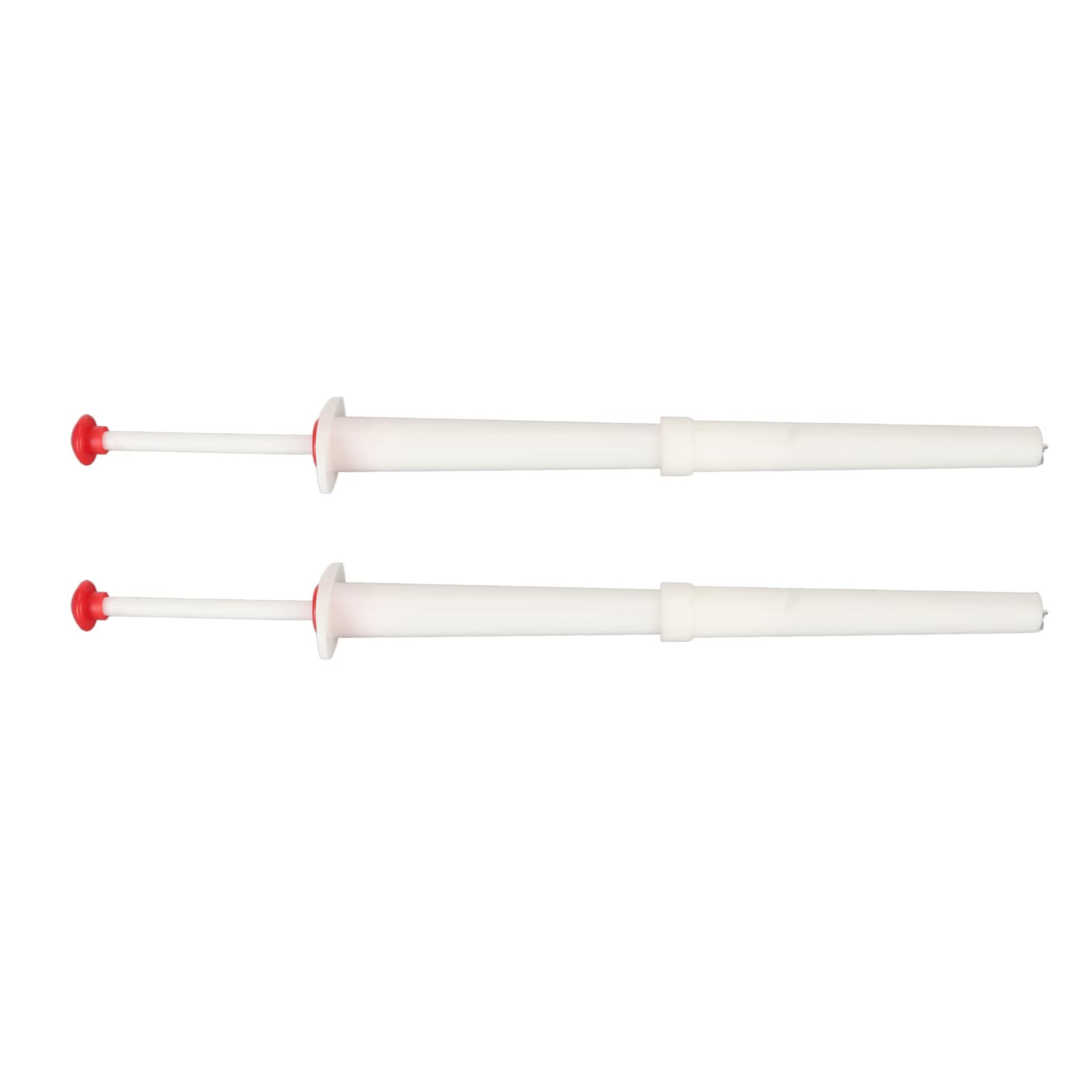 Lybunair 2Pcs Stainless Steel and Plastic Pickle Picker Fork Set for Olives Peppers Fruits Meat