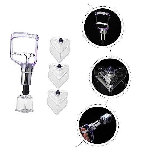 Kit de ventosas FRCOLOR para fisioterapia y masaje, dispositivo de ventosa con bomba manual, absorción de humedad miniatura 7