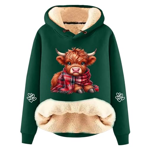 Sweats à capuche en polaire pour femmes ample de sport