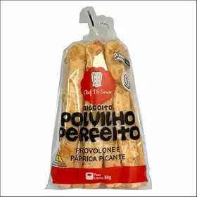 Biscoito de Polvilho Perfeito Chef Di Serio 80 g - Provolone com Páprica Picante
