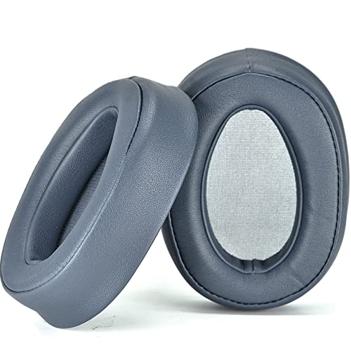 Sodorous Moonlight Blue Ear Pads for Sony WH-H900N, MDR-100ABN Headphones - Soft Memory Foam, Faux Leather - Replacement Cushions for Comfortable Listening