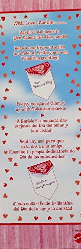 Muñeca Barbie Valentines Day Red Hearts miniatura 2
