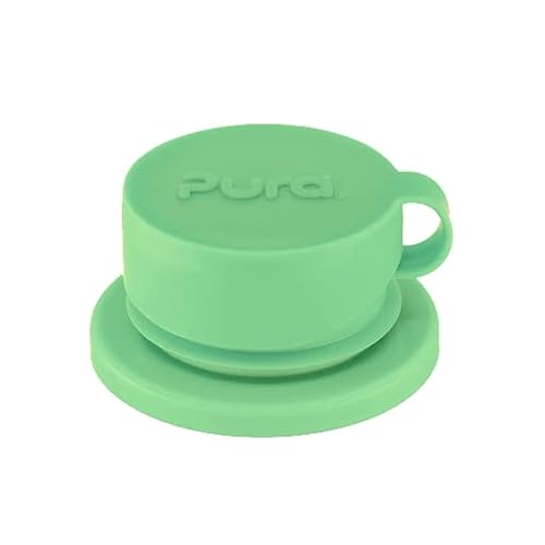 Miniatura 8 de Pura Sport Big Mouth - Tapa superior deportiva de silicona, sin plástico, a prueba de derrames, grado médico, se adapta a todas las botellas, color