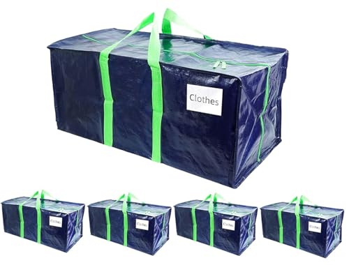 VOUNOT® Set da 5 Borse Trasloco Grandi 88L Pieghevoli in