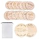 14 Stück Meilensteinkarten Baby Set, 15CM Holz Meilensteinkarten Baby mit 10CM Meilenstein Karten, Hello World Geburtsanzeige Schild für Krankenhaus Foto Requisite Babyparty Geschenk