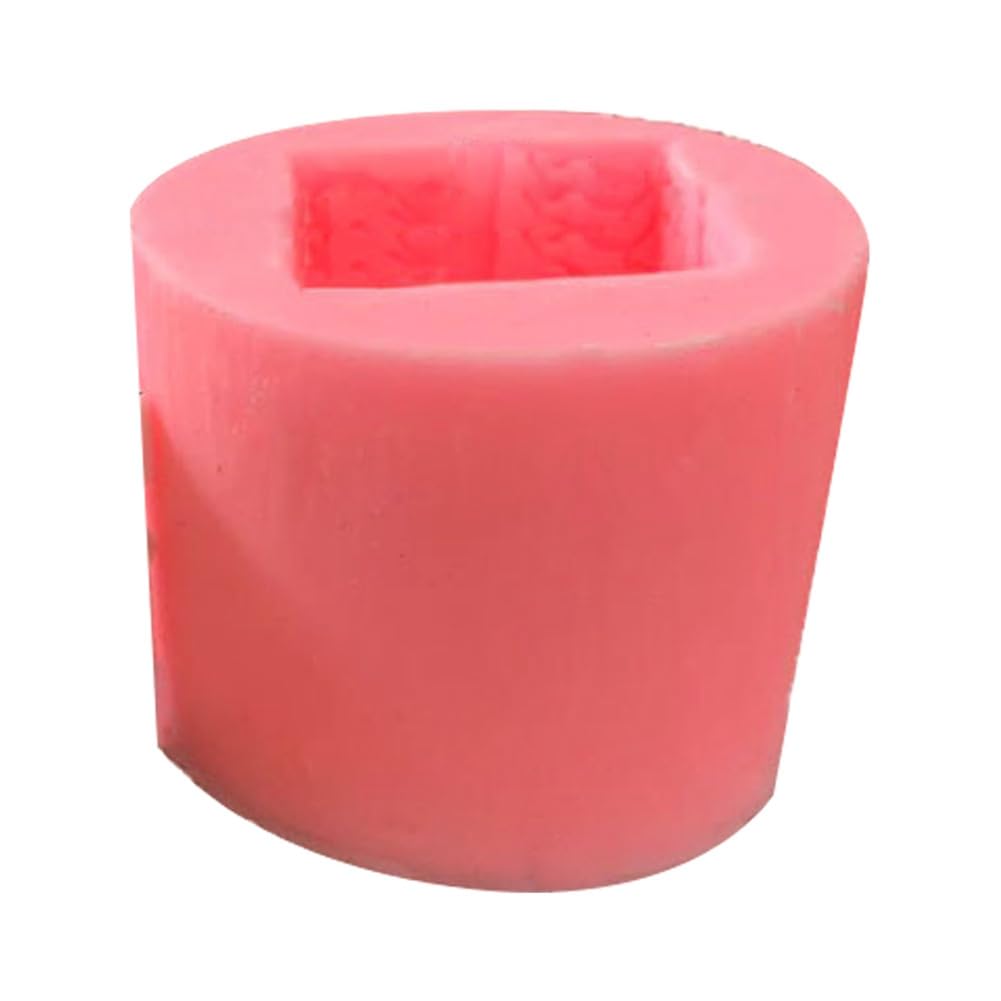 CTRLZS Silicone Candle Mould Gift Box Shape Candle Gypsum Mold for DIY Soap Making Easy Install