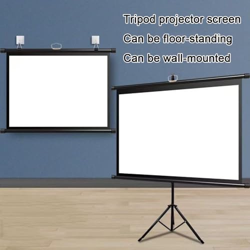 Pantalla de proyector portátil 60in 4:3 con soporte miniatura 4