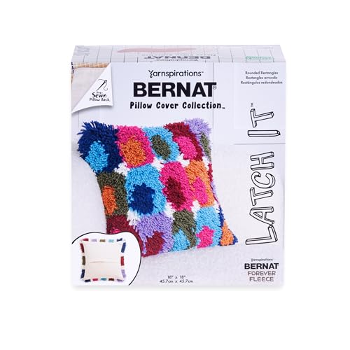 Kit coussin en polaire Bernat Latch It idéal pour offrir aux passionnés