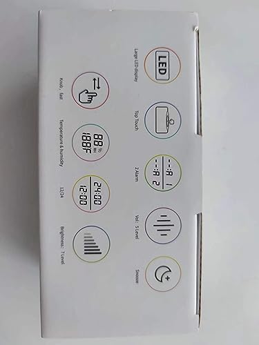 Hinrey Sveglia Digitale,Sveglia da Comodino con