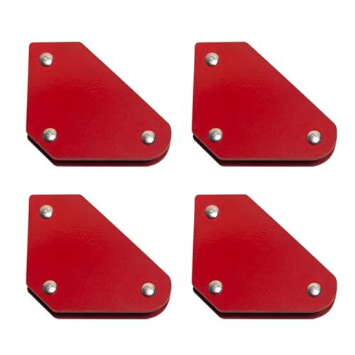 ohohulo 4Pcs Welding Magnet Holder Set Multiple Angles Magnetic Welding Clamps Set for Secure Positioning at 45/90/135 Degrees